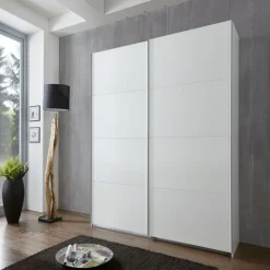 Kledingkast Aalst Wit - 135x210x65 cm