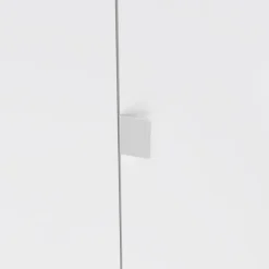 Kledingkast Atlanta Eiken / Hoogglans Wit - 197x202x58 cm