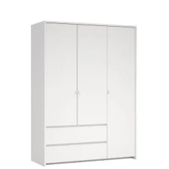 Kledingkast Atlanta Wit - 149x202x58 cm