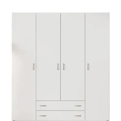 Kledingkast Baarlo Wit - 160x176x52 cm