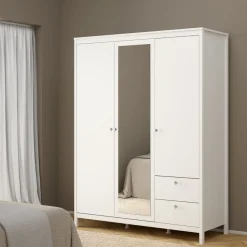 Kledingkast Dallas Wit - 150x199x59