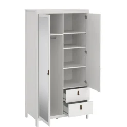 Kledingkast Dallas Wit - 103x199x59