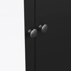 Kledingkast Dallas Zwart - 103x199x59