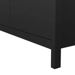 Light - Living Kledingkast Dallas Zwart - 103x199x59