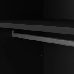 Kledingkast Dallas Zwart - 150x199x59