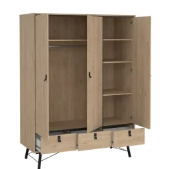 Kledingkast Denver Eiken - 150x200x60 cm