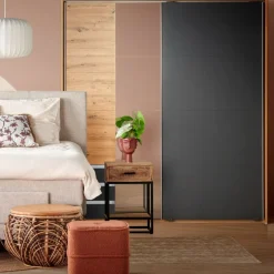 Kledingkast Dongen Grijs - 179x198x64 cm