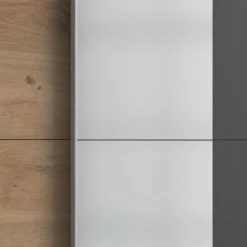 Kledingkast Elsen Grijs - 135x198x64 cm