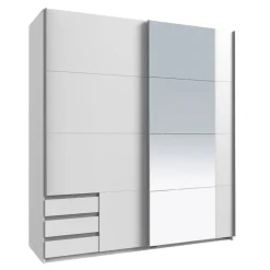 Kledingkast Elsen Wit - 179x198x64 cm