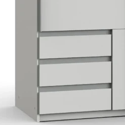 Kledingkast Elsen Wit - 179x198x64 cm