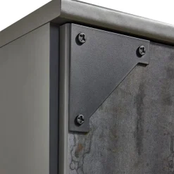 Kledingkast Gameren Donkergrijs - 180x199x58 cm