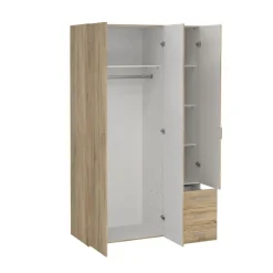 Kledingkast Harper Naturel - 116x201x50 cm