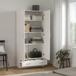 Kledingkast Harper Wit - 80x171x36 cm