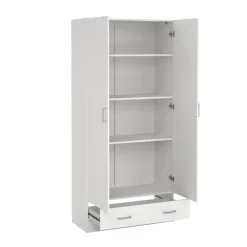 Kledingkast Harper Wit - 80x171x36 cm