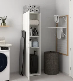 Kledingkast Harper Wit - 40x176x42 cm