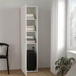 Kledingkast Harper Wit - 40x176x42 cm