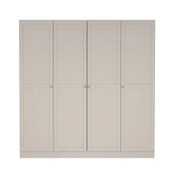 Kledingkast Indy Taupe - 196x200x62 cm