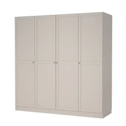Kledingkast Indy Taupe - 196x200x62 cm