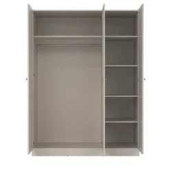 Kledingkast Indy Taupe - 147x200x62 cm