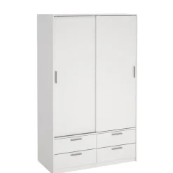 Kledingkast Jasper Wit - 121x200x60 cm