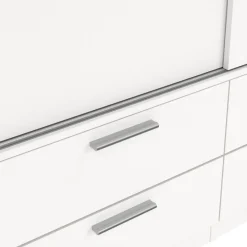 Kledingkast Jasper Wit - 121x200x60 cm