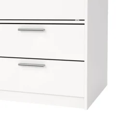 Kledingkast Jasper Wit - 121x200x60 cm