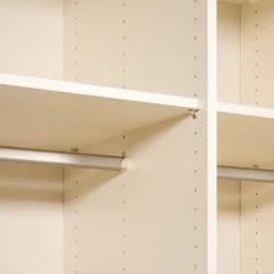 Kledingkast Legado Beige / Wit - 253x236x65 cm