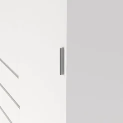 Kledingkast Luna Wit - 119x201x60 cm