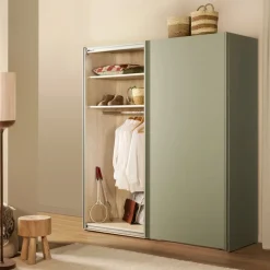 Kledingkast Menta Groen - 200x217x67 cm