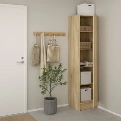 Kledingkast Miami Naturel - 49x200x47 cm