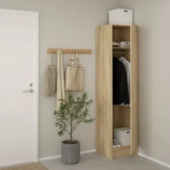 Kledingkast Miami Naturel - 49x200x47 cm