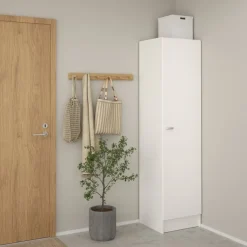 Kledingkast Miami Wit - 49x200x47 cm