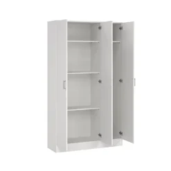 Kledingkast Miami Wit - 105x181x36 cm