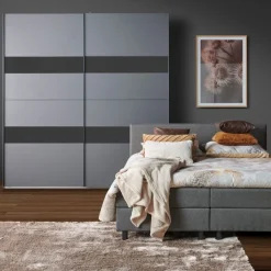 Kledingkast Mierlo Donkergrijs - 225x236x65 cm