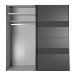 Kledingkast Mierlo Donkergrijs - 225x236x65 cm