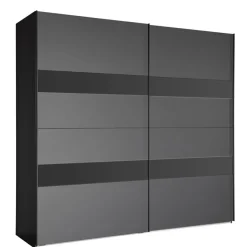 Kledingkast Mierlo Donkergrijs - 225x208x65 cm