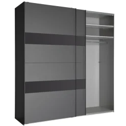 Kledingkast Mierlo Donkergrijs - 225x208x65 cm