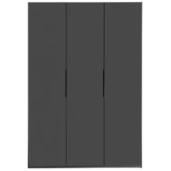 Kledingkast Oss Donkergrijs - 150x216x58 cm