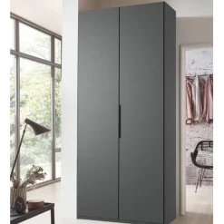 Kledingkast Oss Donkergrijs - 100x236x58 cm