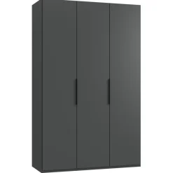 Kledingkast Oss Donkergrijs - 150x236x58 cm