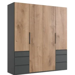 Kledingkast Oss Naturel - 200x236x58 cm