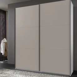 Kledingkast Oss Taupe - 200x236x65 cm
