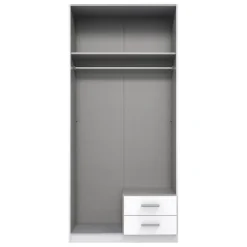 Kledingkast Stolpen Grafiet - 90x199x58 cm
