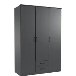 Kledingkast Stolpen Grafiet - 135x199x58 cm