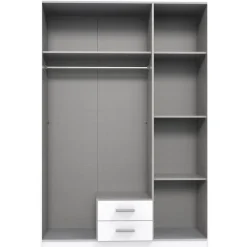 Kledingkast Stratum Naturel - 135x199x58 cm