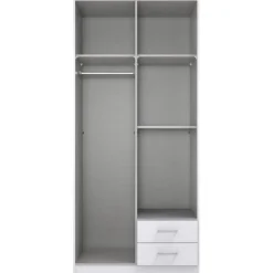 Kledingkast Toledo Grafiet - 90x199x58 cm