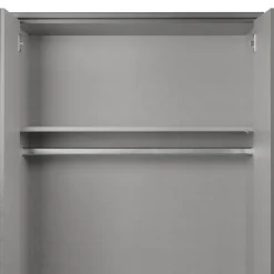 Kledingkast Tudela Donkergrijs - 225x210x58 cm