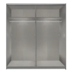 Kledingkast Tudela Hoogglans Wit - 180x210x58 cm