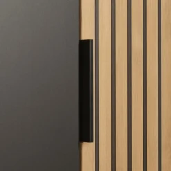 Kledingkast Veghel Donkergrijs - 225x210x58 cm