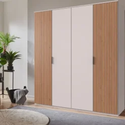 Kledingkast Veghel Wit - 180x210x58 cm